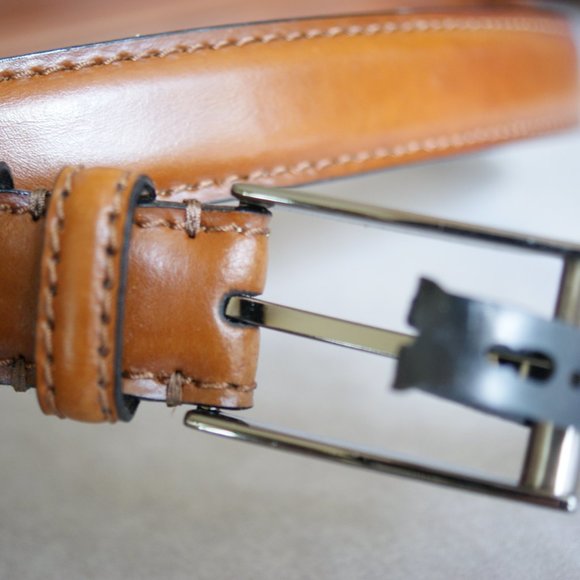 Made in Italy Leather Belt - Picture 3 of 5